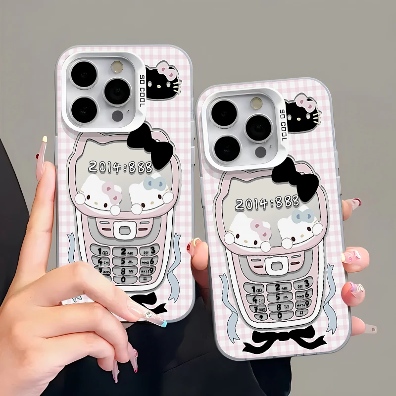 手机凯蒂元气壳适用iPhone15/14/13手机壳苹果vivo华为小米oppo女