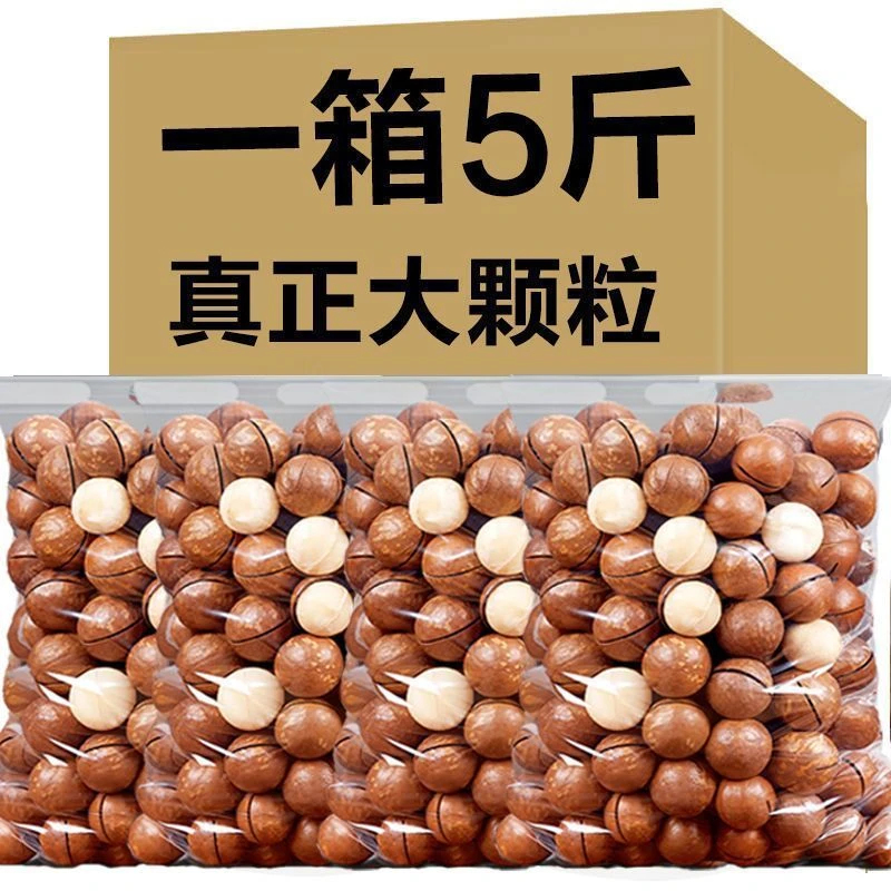 2023新货【大颗粒袋装新鲜】夏威夷果奶油整箱散装16g孕妇坚果营养