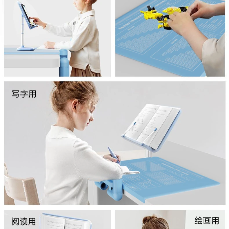 小学生防低头标准可调节坐姿矫正神器防近视坐姿纠正器写字板作业