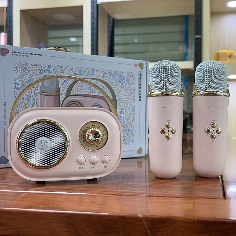 Gurrta麦克风蓝牙K歌音箱神器家庭ktv套装家用专柜便携式音响