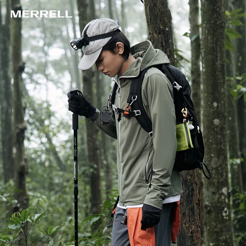 MERRELL迈乐户外情侣同款上衣防紫外线UPF50+针织凉感防晒衣男女