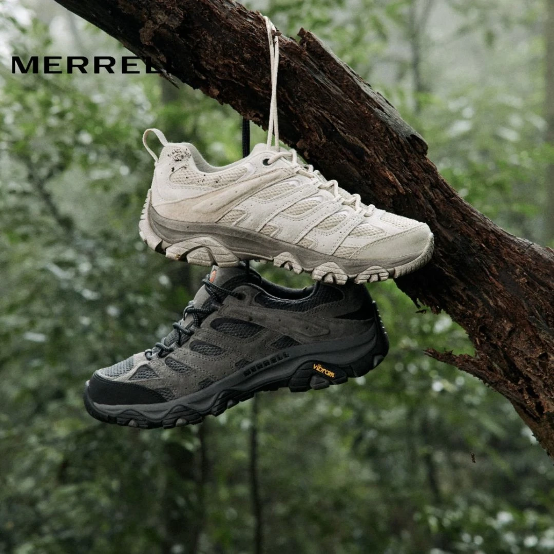 MERRELL迈乐MOAB3男女款运动徒步鞋低帮户外鞋耐磨减震透气登山鞋