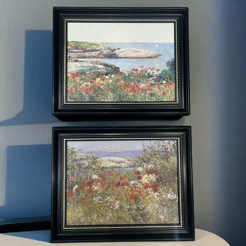 s02走廊玄关两联美式法式现代装饰画挂画客厅餐厅欧式