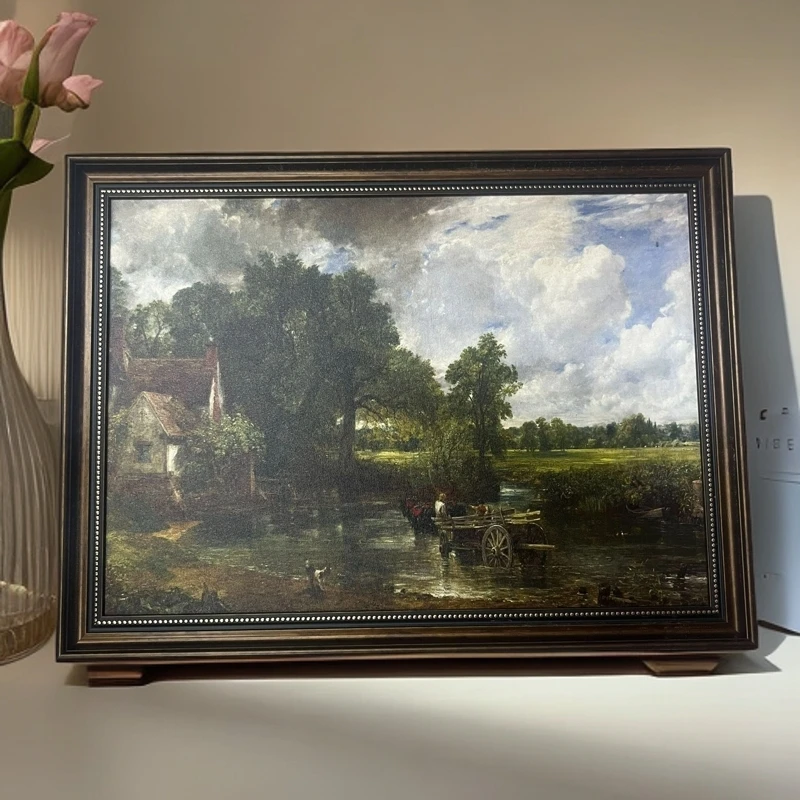 113最新款欧式美式复古中古客厅卧室餐厅玄关英式油画装饰画