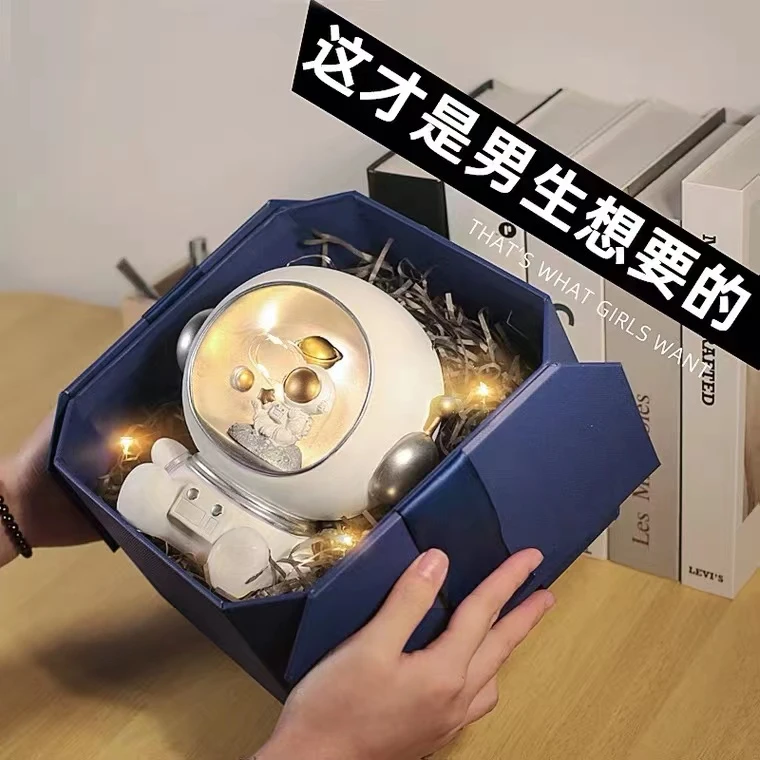 存钱罐男生生日礼物实用送男孩子同学圣诞节创意礼品新年夜灯摆件