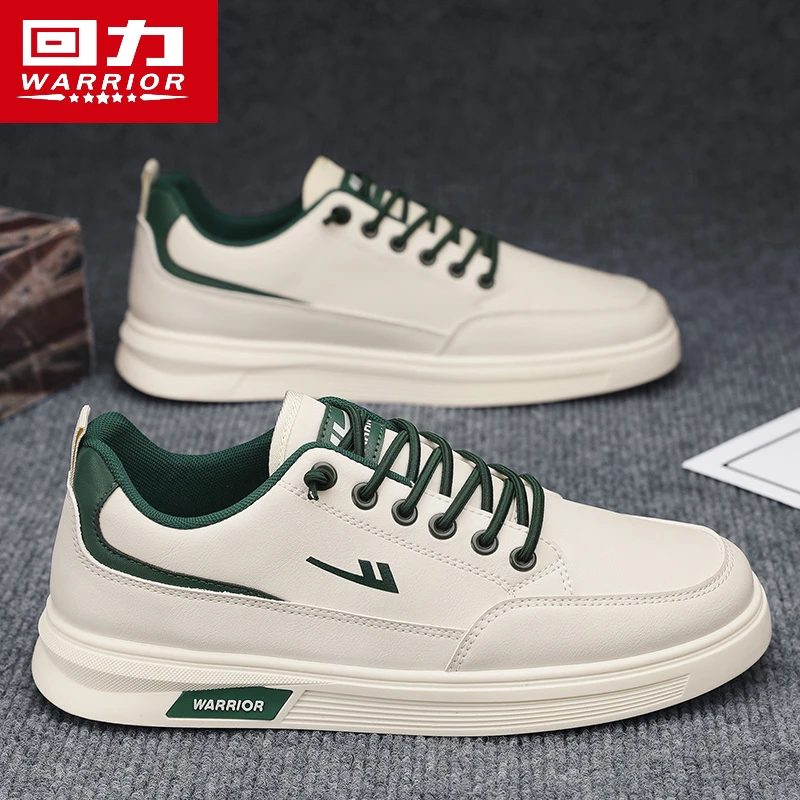回力男鞋2025春季新款运动板鞋男款一脚蹬上班工作防水防滑厨师鞋
