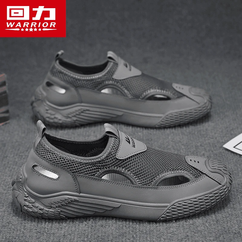 回力凉鞋男士夏季户外穿透气运动开车凉拖爸爸网鞋包头沙滩洞洞鞋