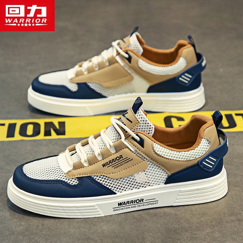 回力男鞋2025爆款新款网面透气大网休闲板鞋男士韩版设计感潮鞋男