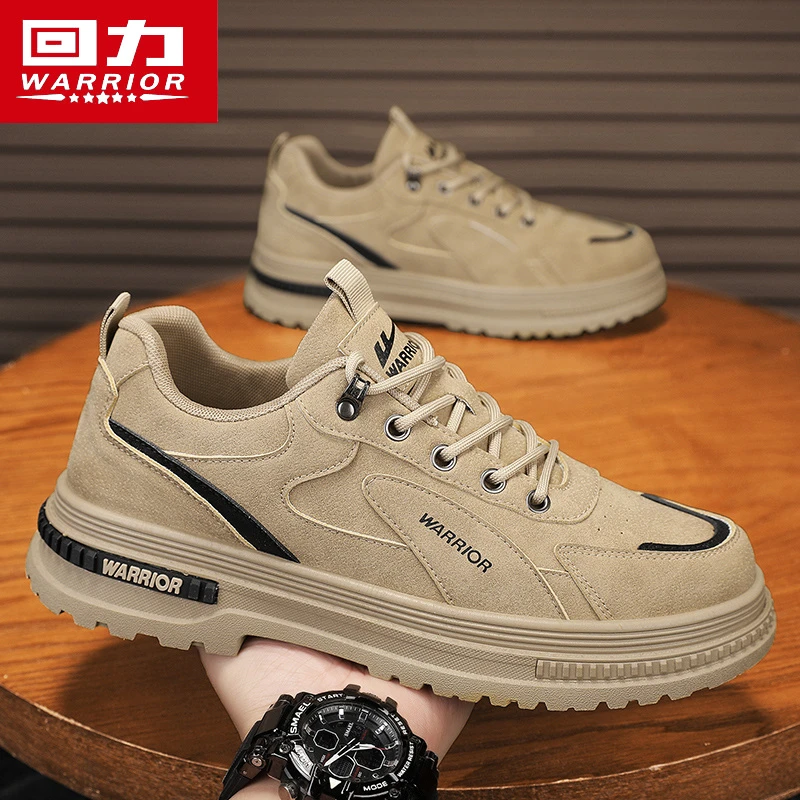 【清仓】回力男鞋工装鞋新款户外登山工地低帮马丁靴上班防滑工作鞋
