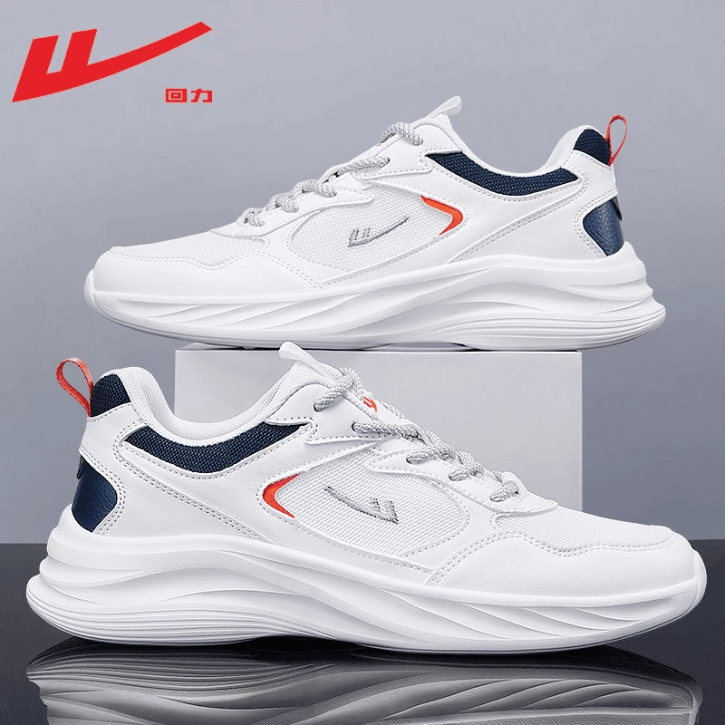 Warrior/回力男鞋运动鞋男款夏季网面鞋透气青少年软底减震跑步鞋