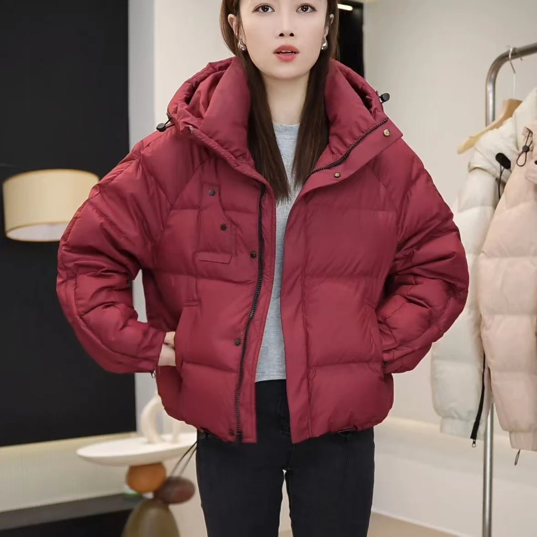 冬新款立领女加厚宽松韩版短外套 霖烨