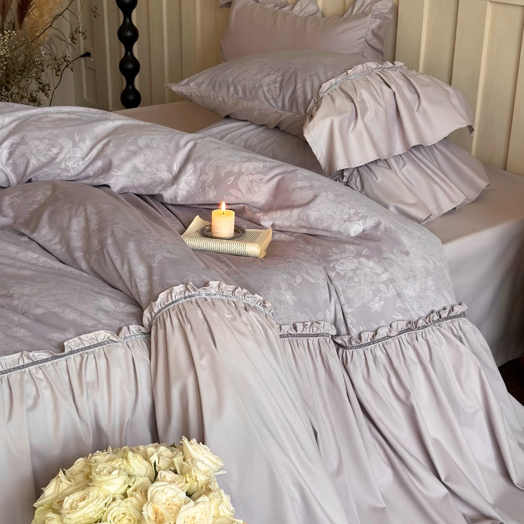 【卢浮美人】秋冬磨毛双面四件套鎏金绒复古四件套