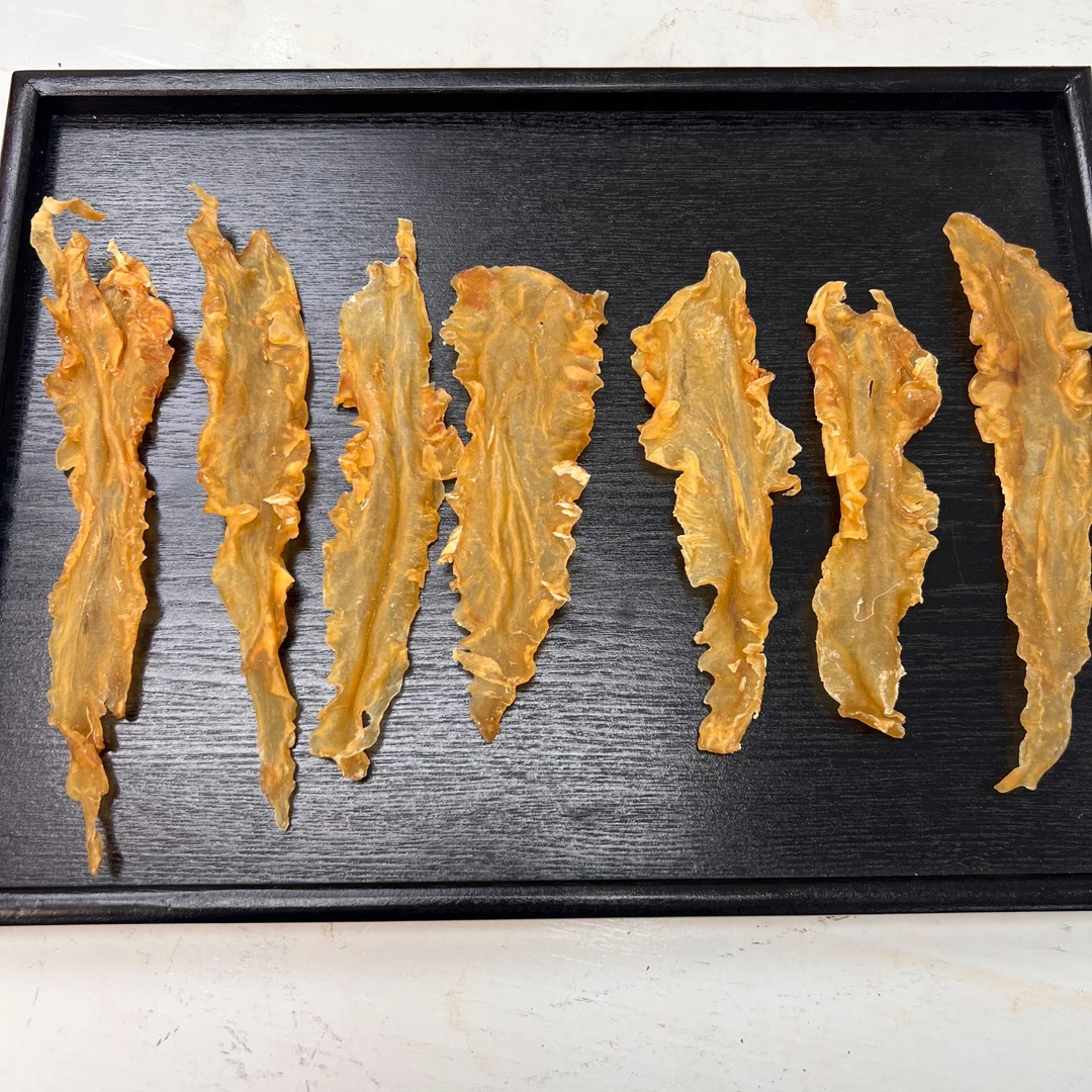 深海花胶鳕鱼胶足干精选泡发饱满肉厚鱼鳔煲汤干货鲜炖鱼胶