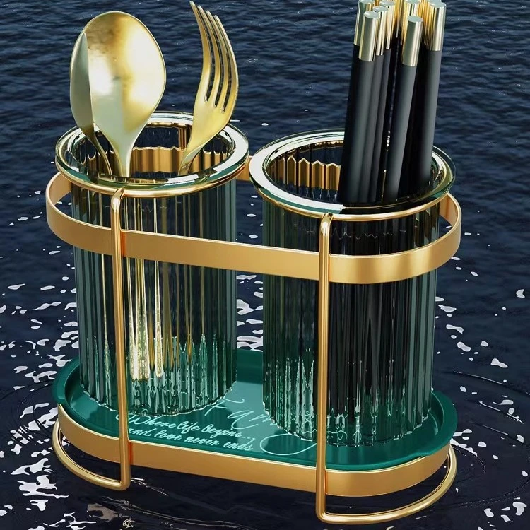 厨房置物架壁挂家用筷子筒厨房新款水收纳盒筷子篓筷沥笼轻奢筷子