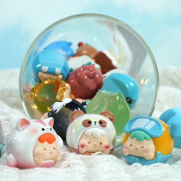 【拆袋】正版崽崽乐园萌粒盲袋手办可爱动物水族馆公仔盲盒摆件礼物