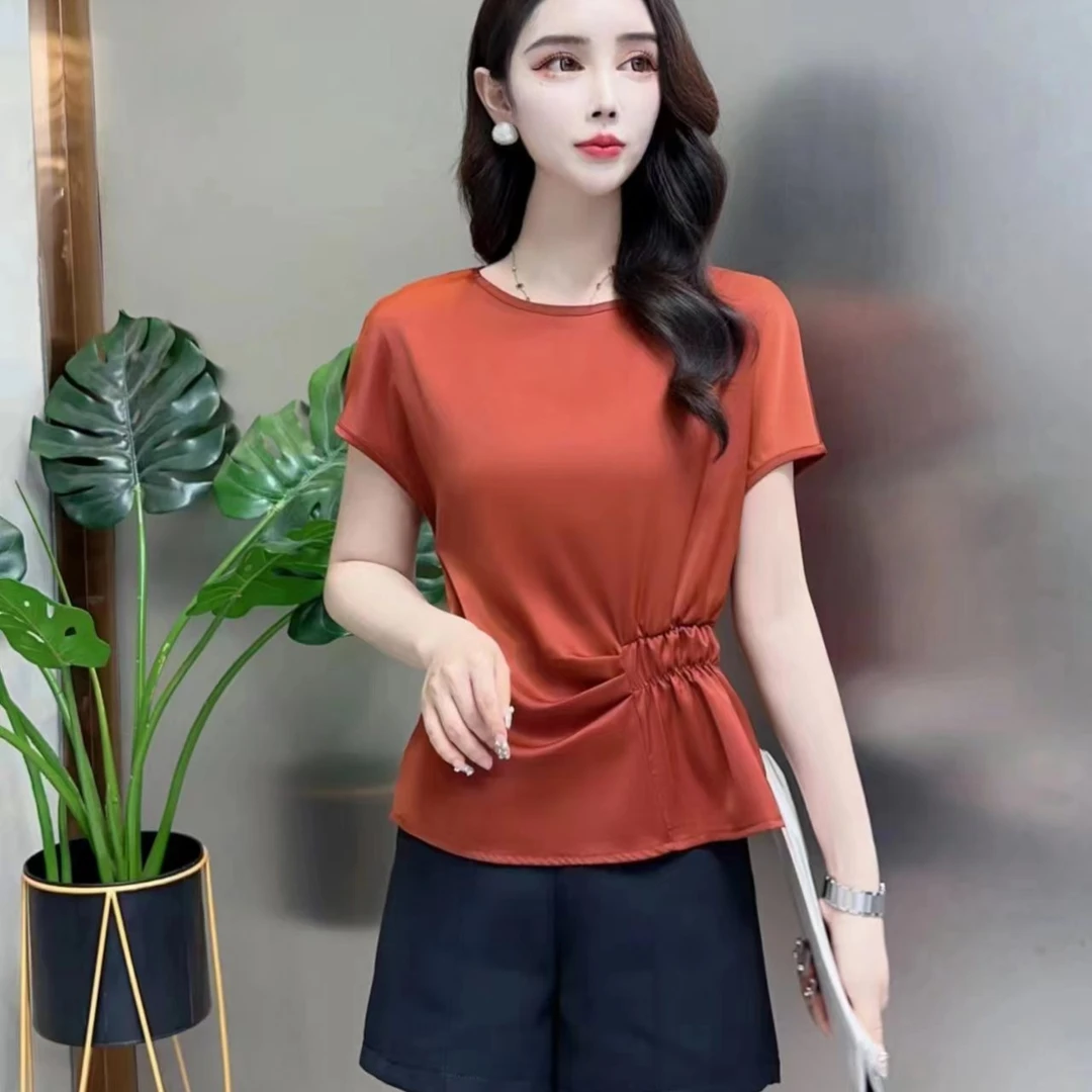 福利宠粉~~韩版锻时尚显瘦夏季上衣收腰小衫洋气爆款~~炸炸炸气质