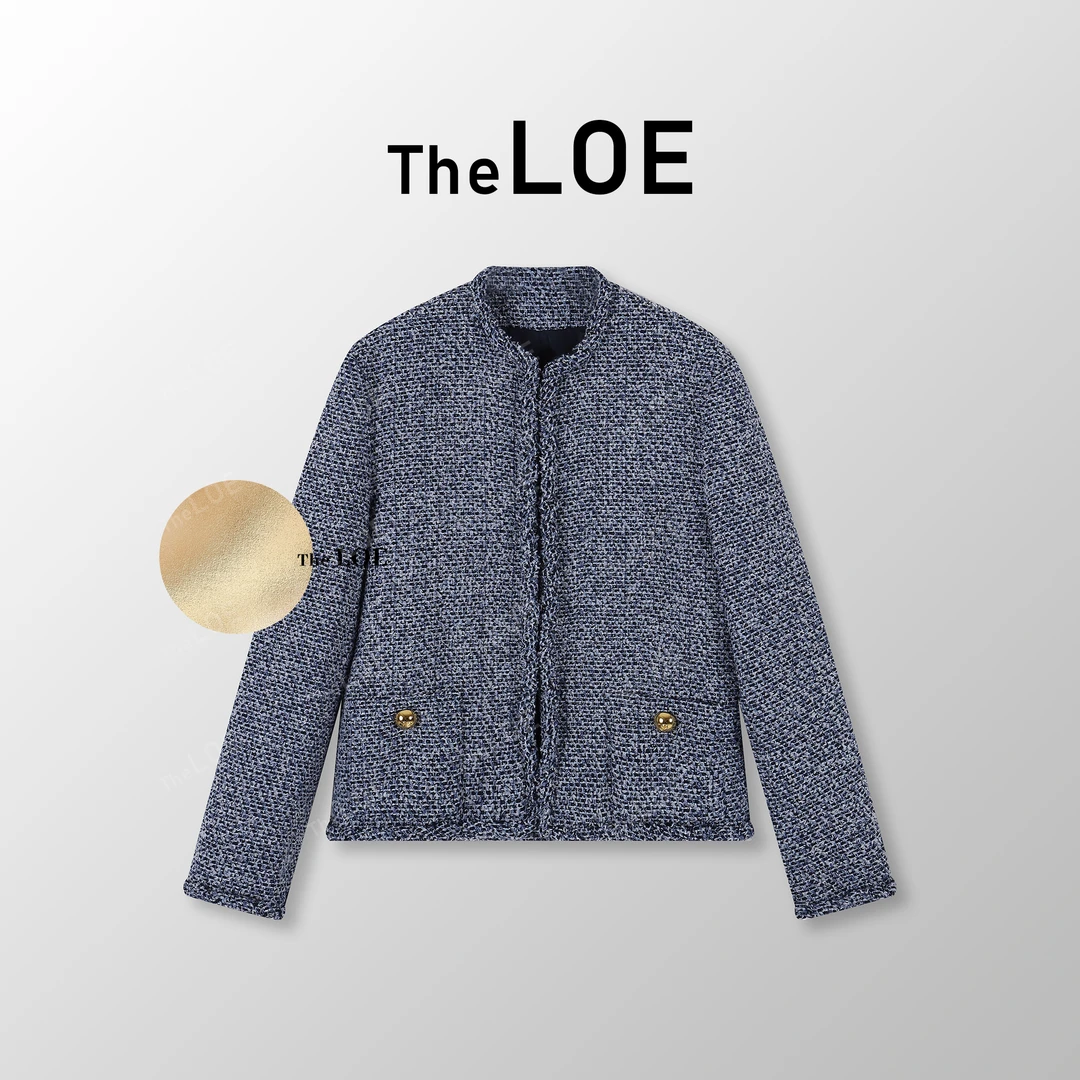TheLOE/[帕里斯蓝] 典藏奢品 重工粗花呢香风外套#09.02W-G2466
