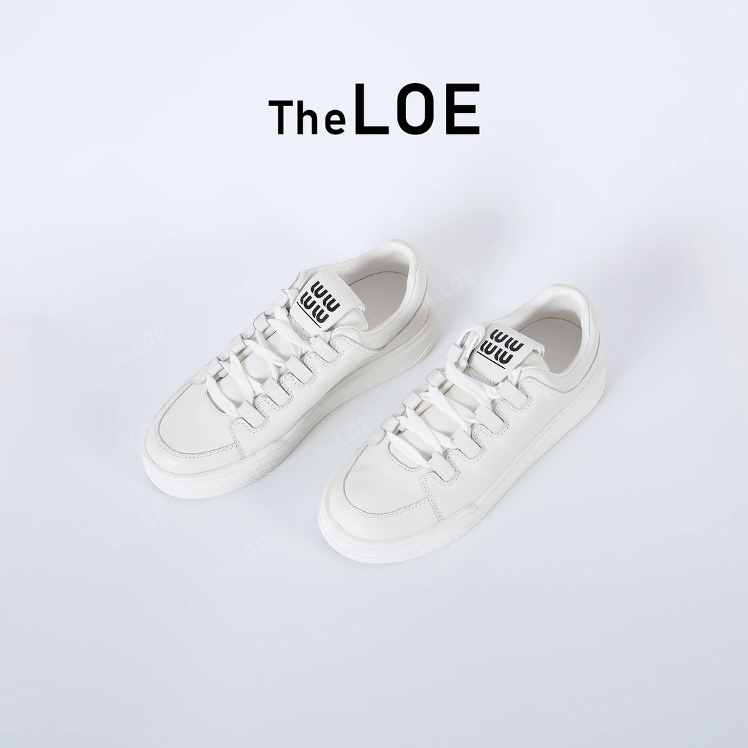 TheLOE/4.1真皮厚底增高运动休闲板鞋#LE-063