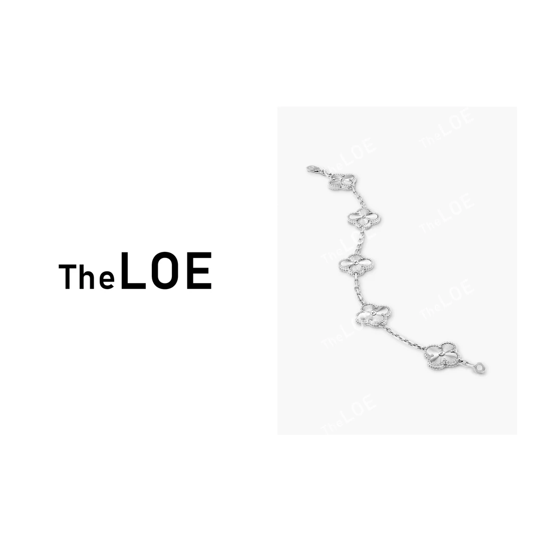 合成金属手链 TheLOE/9.3 *克925银四叶幸运  手链#ZS-GD3032
