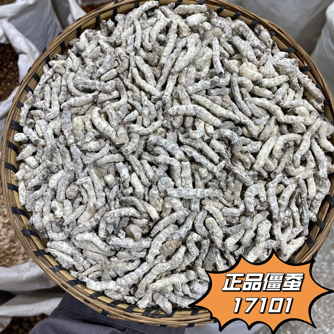 僵蚕 正品断面玻璃心100g起购 另有桑叶