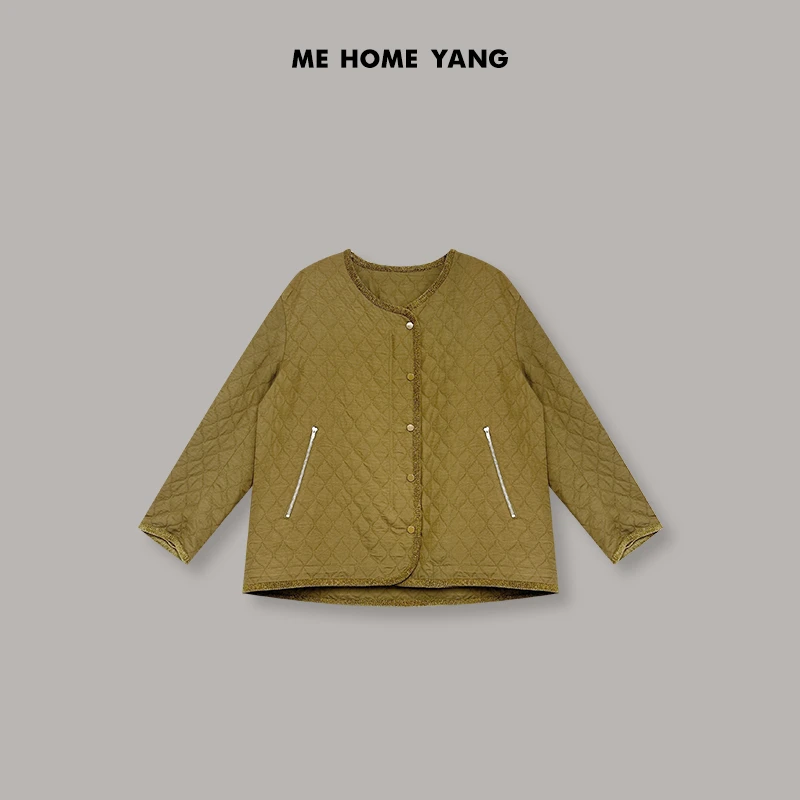 ME【天菜棉服】轻奢气质极简百搭时尚通勤设计款外套MEQA1862