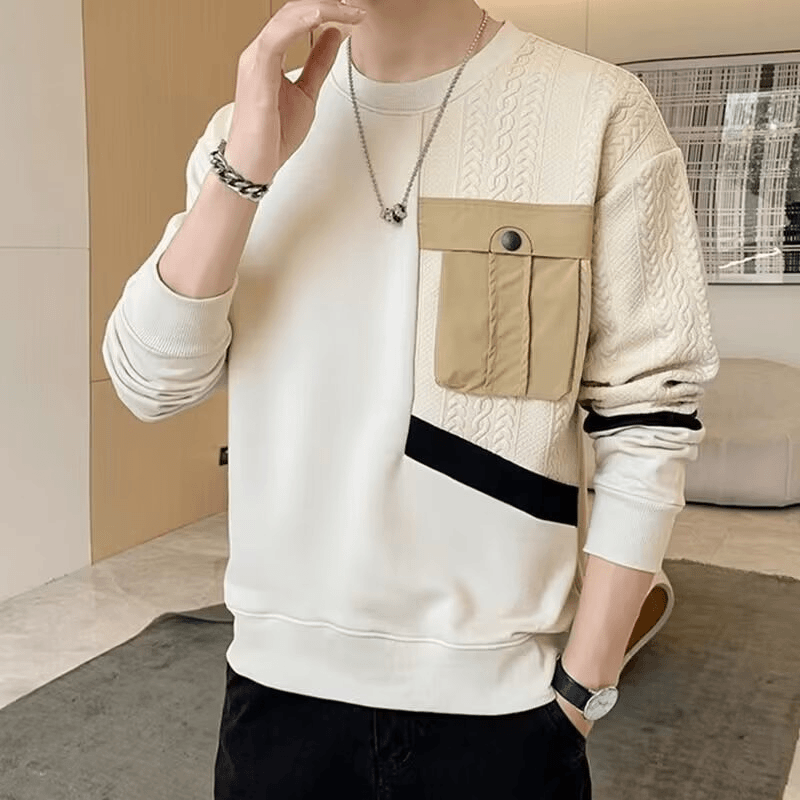 长袖T恤男士卫衣2023新款潮牌体恤衣服内搭打底衫男装上衣