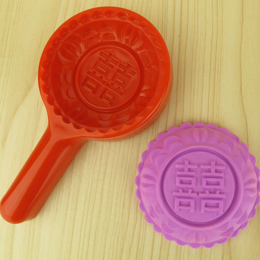 红龟粿印塑料立体糕点果印莆田红团印月饼模具双喜粿印烘焙糕板印