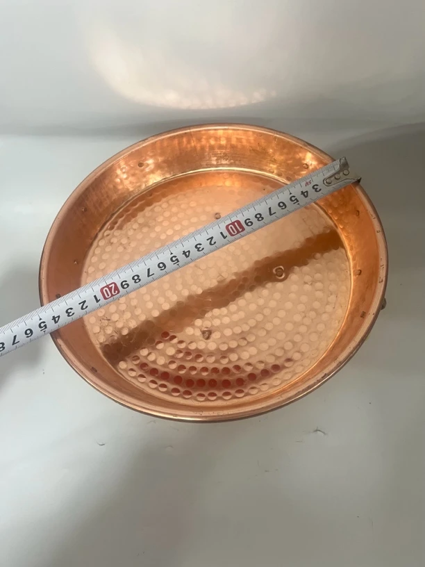 藏式居家摆件。纯铜纯手工水果盘