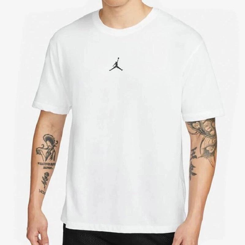 NIKE/耐克男AJ飞人夏季运动休闲透气薄款半袖白色T恤DH8922-100