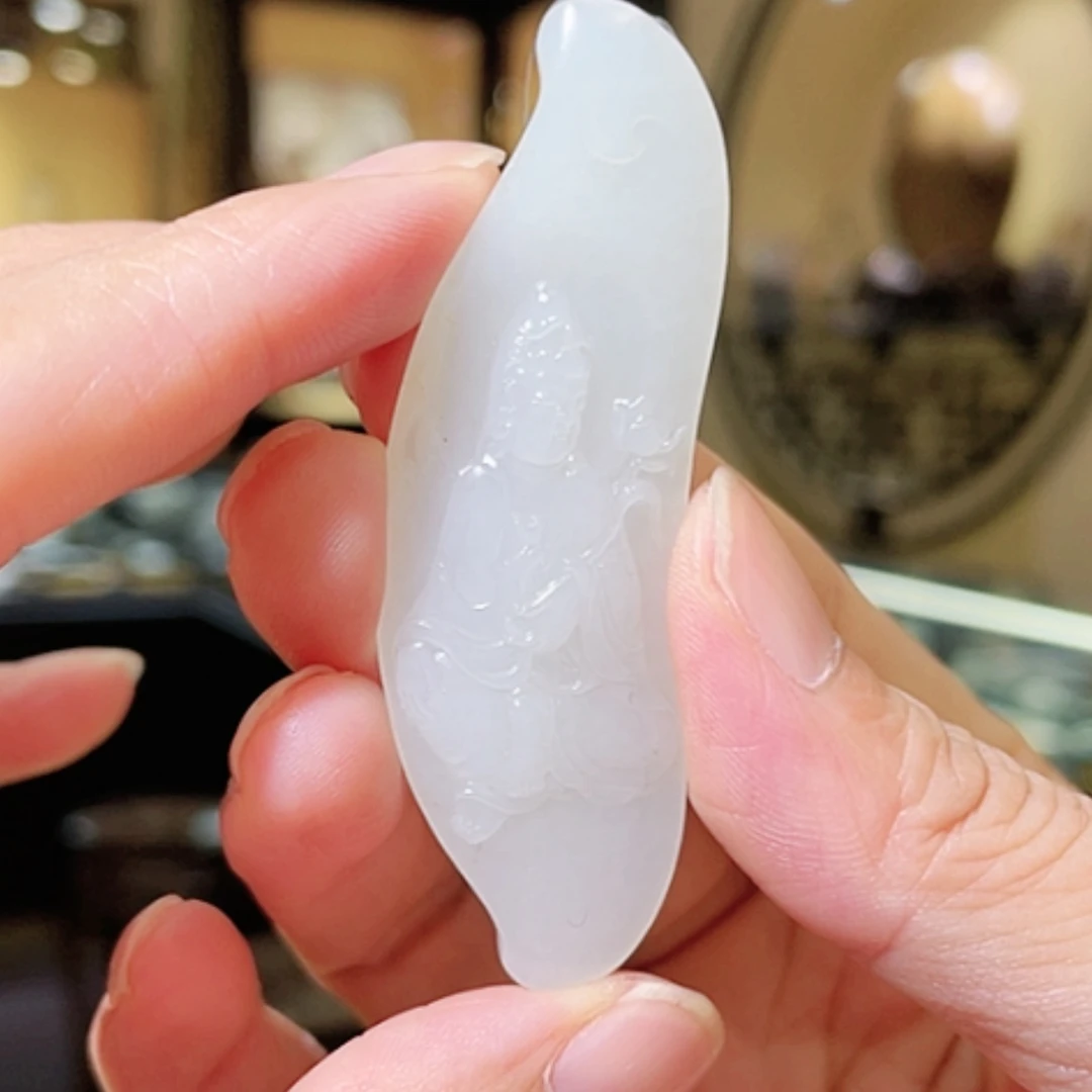 【闪购商品】和田玉挂件未镶嵌观音
