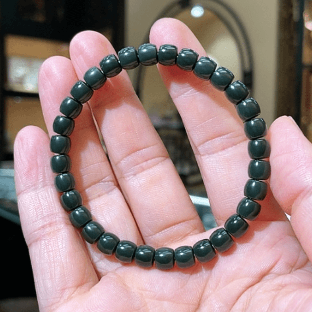 【闪购商品】和田玉手链未镶嵌6.7#珠径