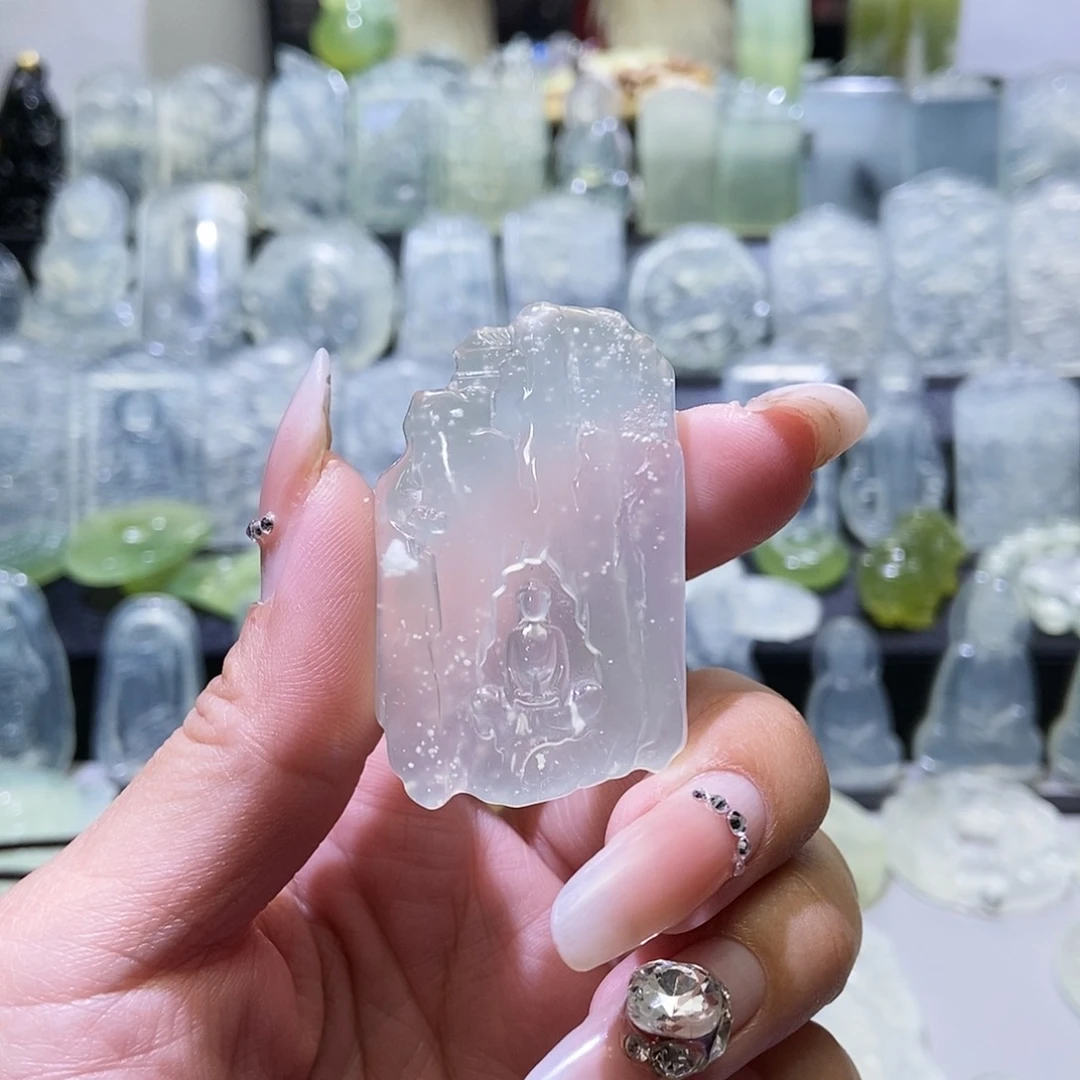 岫玉吊坠未镶嵌吊坠