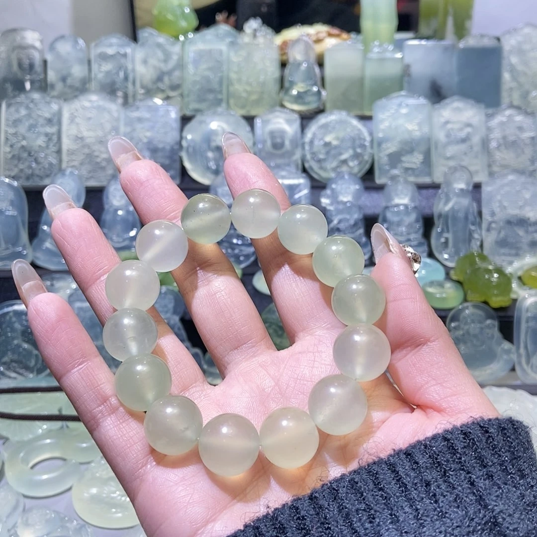 岫玉手链未镶嵌手链