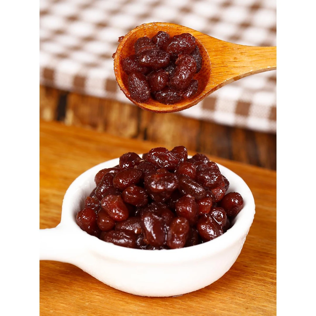 鲁川糖纳红豆蜜豆奶茶店原材料鲁樱配料即食商用熟烘焙笋0g