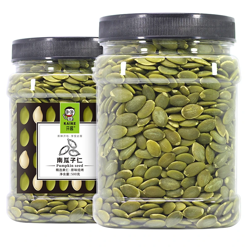 南瓜子仁新货g罐内蒙古生熟原味去壳炒货白南瓜籽仁散烘焙笋0g