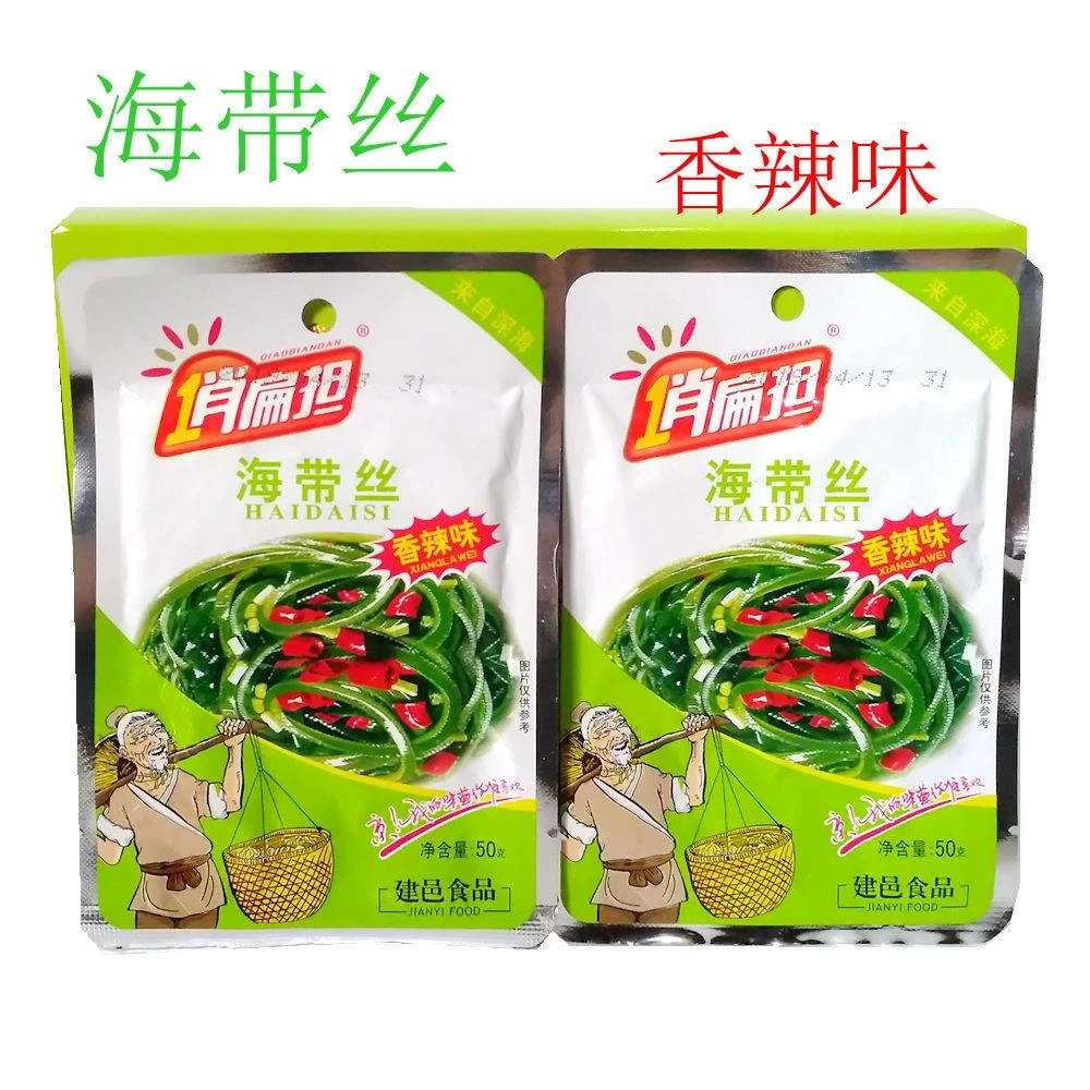 俏扁担海带丝香辣味开即食下饭小川零食咸酱腌菜笋0g