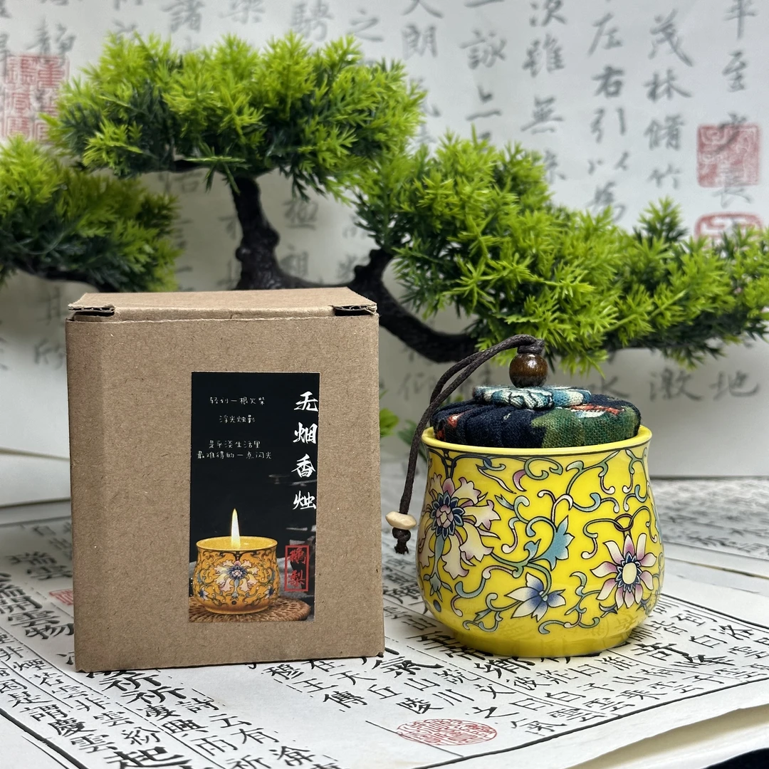 天然安神助眠无烟香薰蜡烛高级伴手礼