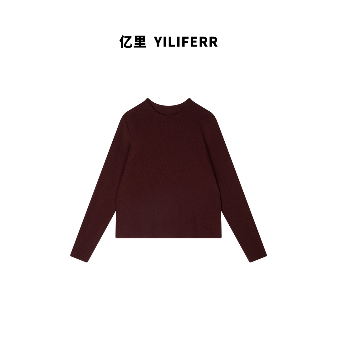 【YILI显瘦女装】时尚休闲气质百搭纯色通勤上衣Y0354