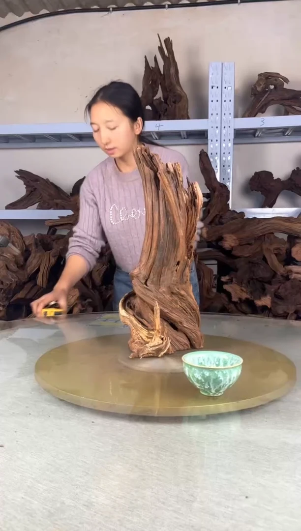 【闪购商品】柚木木雕一物一拍7