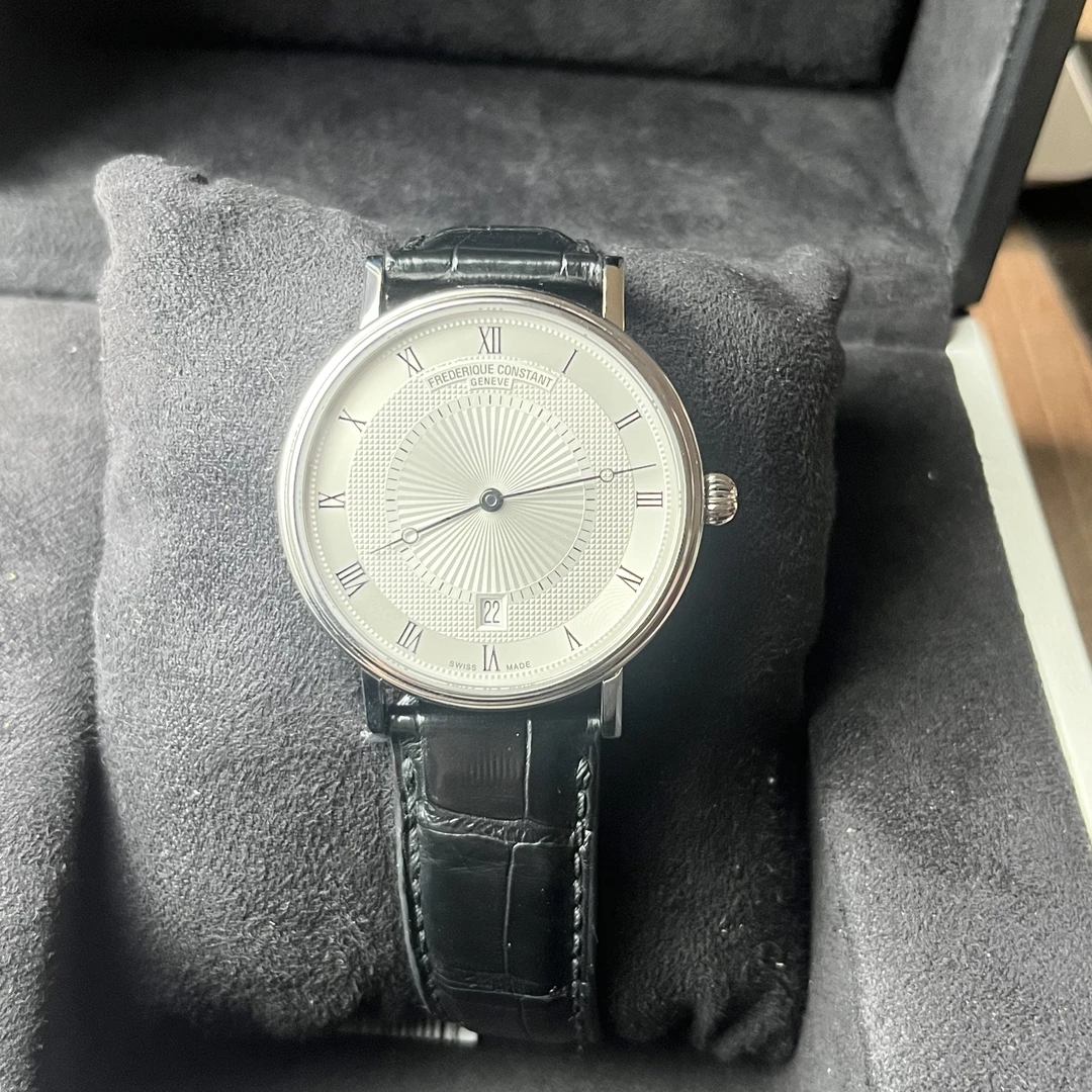 95新 FREDERIQUE CONSTANT/康斯登 超薄系列自动机械男士腕表