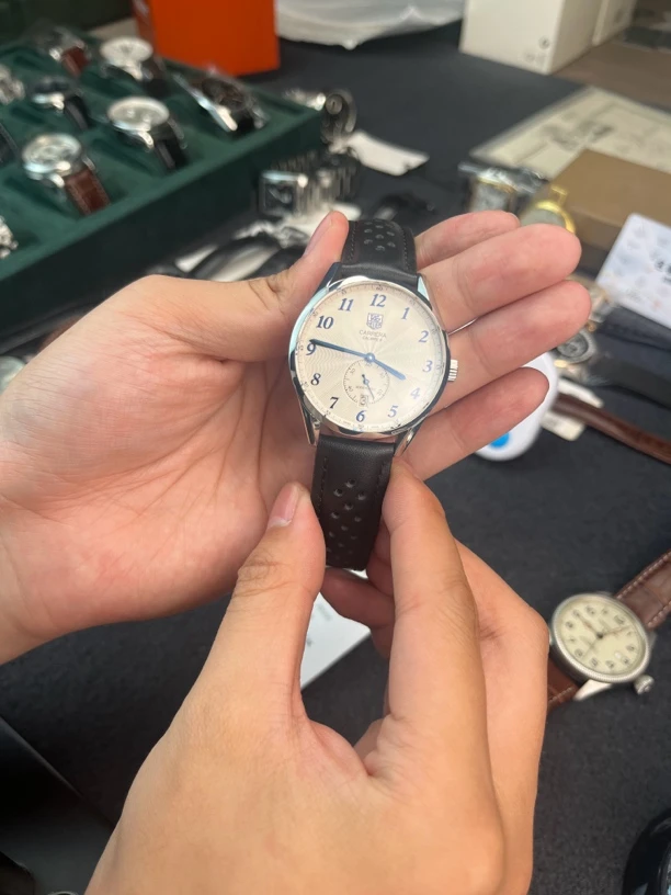 95新 TAG Heuer/泰格豪雅 卡莱拉系列男士自动机械腕表