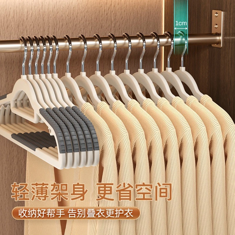 家用衣挂整理专用防滑无痕衣架学生宿舍两用晾衣架整理师挂衣架L
