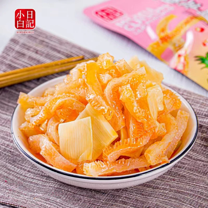 小白日記魔芋脆笋香辣酸辣解馋休闲小吃低脂素食网红新鲜开胃零食