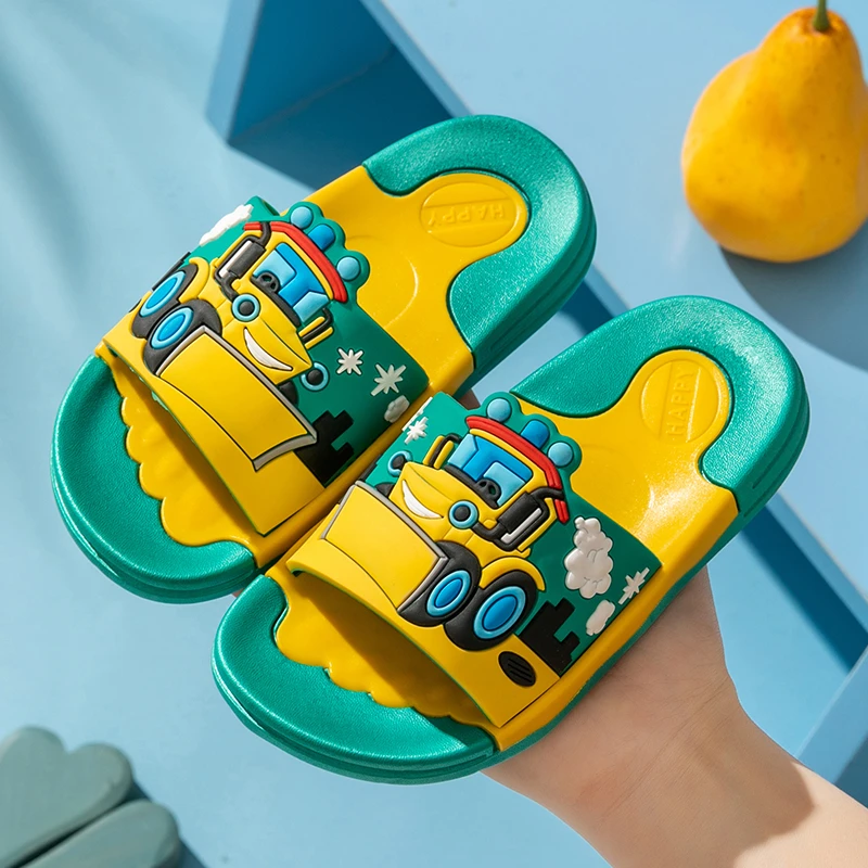 儿童拖鞋夏季男孩女童拖鞋夏季家居浴室洗澡防滑卡通宝宝亲子拖鞋
