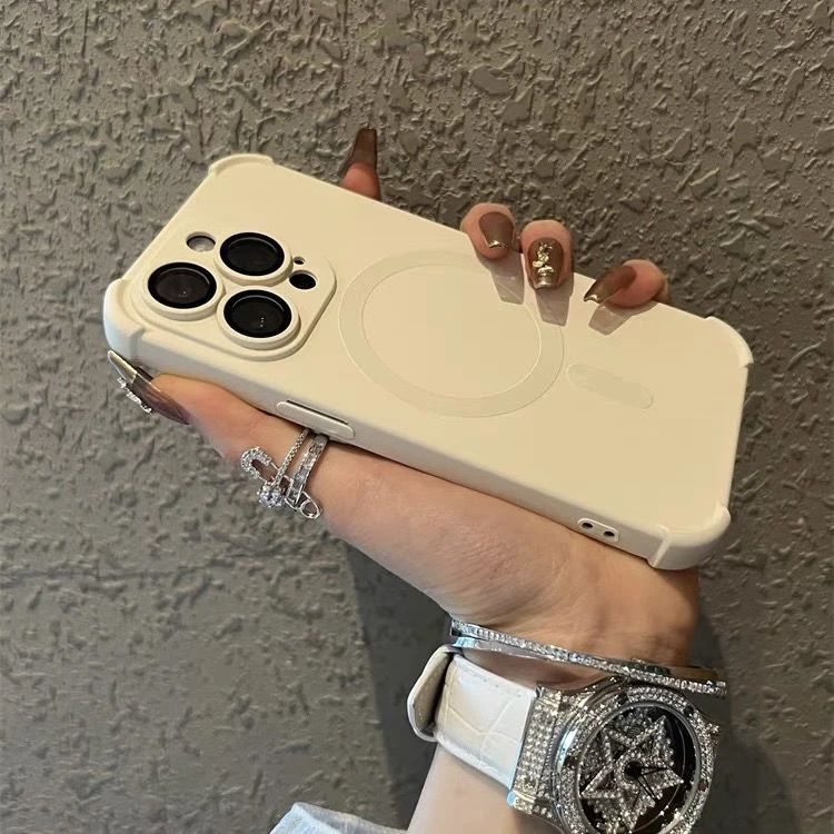 四角防摔磁吸款iPhone14promax苹果13手机壳带镜头膜12高级感14软