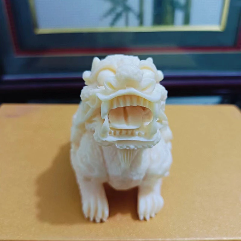 象牙果招财貔貅摆件家居客厅茶几玄关禅意装饰工艺品摆件