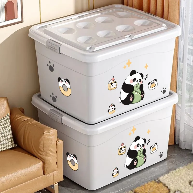 收纳箱家用特大号衣服被子大容量整理箱加厚塑料玩具整理储物箱子