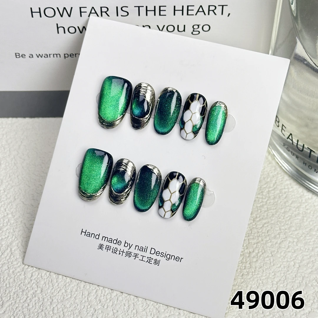 原创：短椭圆 18.5mm 编号 49006 纯手工穿戴甲