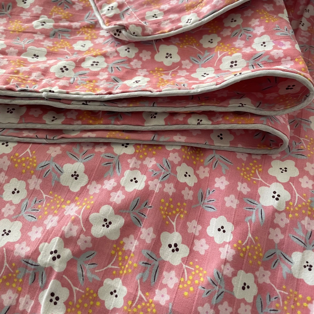 微瑕枕套纯棉全棉100棉印花透气-枕套