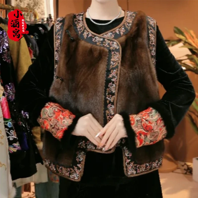 [栀寒] 小酒窝新国风 秋冬时尚气质马甲-58/308